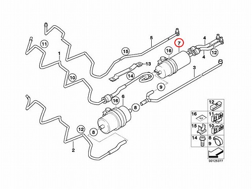 燃料フィルター(フューエルフィルター) BMW [16126754017]