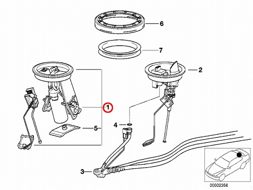 燃料ポンプ(フューエルポンプ) BMW [16146758736]