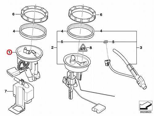 燃料ポンプ(フューエルポンプ) BMW [16146766942]