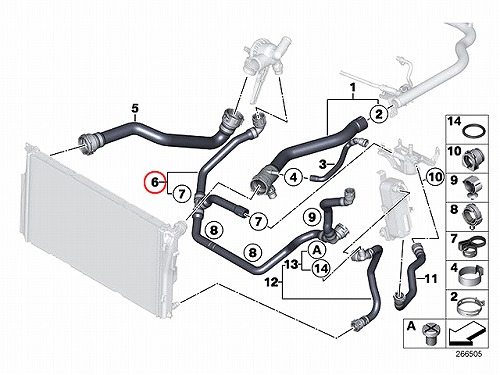 ウォーターホース BMW [17127596834]