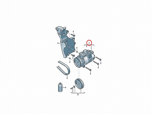 エアコンコンプレッサー AUDI(アウディ) [5N0820803H]