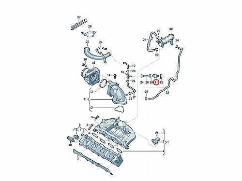 パージバルブ AUDI(アウディ) [1C0906517A]