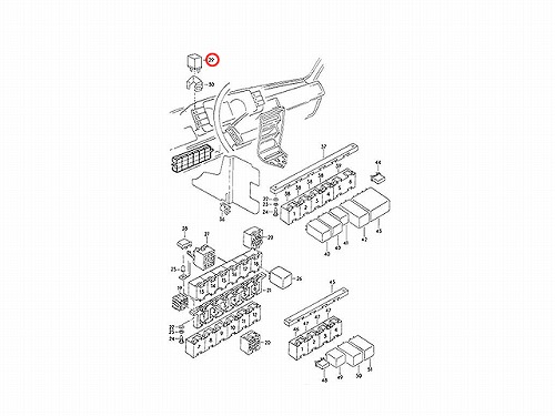 リレー (ウインカーなど) VW(フォルクスワーゲン) [1H0953227]