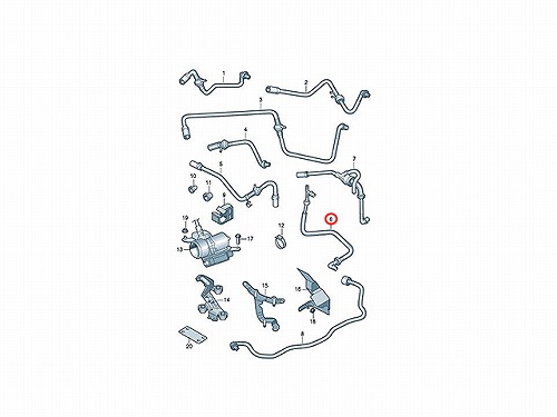 バキュームホース VW(フォルクスワーゲン) [1J0612041FA]