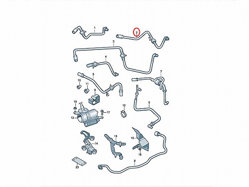 バキュームホース VW(フォルクスワーゲン) [1J0612041FN]