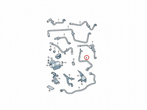 バキュームホース VW(フォルクスワーゲン) [1J0612041GR]