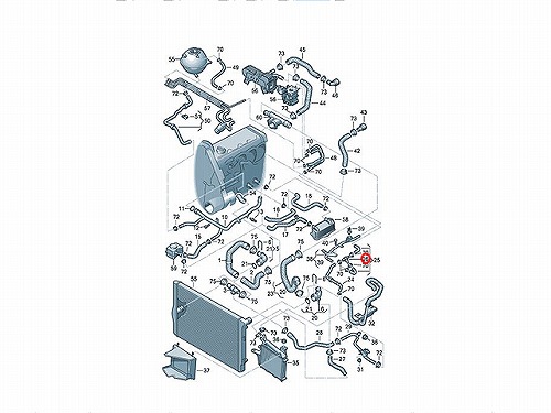 接続ピース(ディストリビューター) VW(フォルクスワーゲン) [1K0121087B]