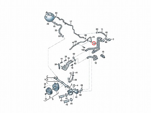 純正 ウォーターホース VW(フォルクスワーゲン) [1K0121157DQ]