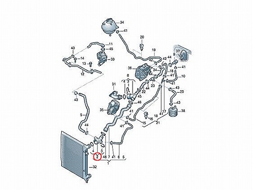 ホースアダプター(ウォーターフランジ) AUDI(アウディ) [1K0122291A]