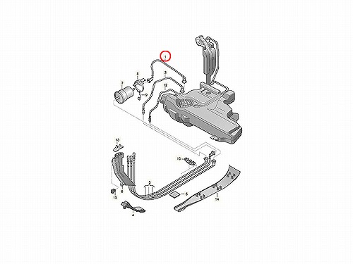 フューエルホース VW(フォルクスワーゲン) [1K0201293E]