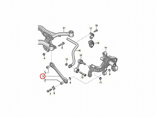タイロッド リア 左右共通 VW(フォルクスワーゲン) [1K0501529J]