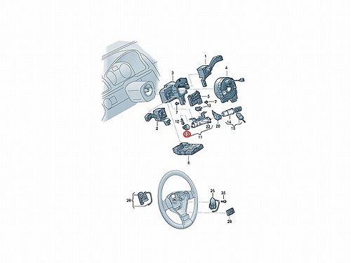 イグニッションスイッチ AUDI(アウディ) [1K0905849B]