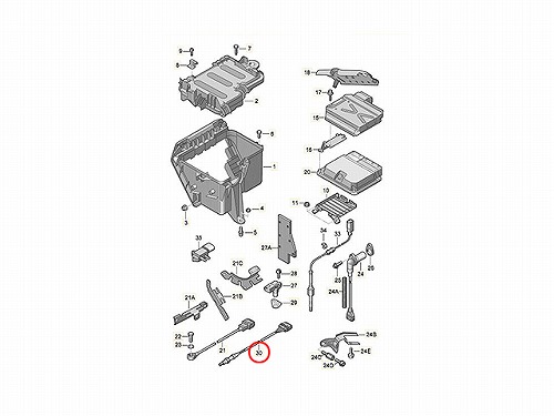 O2センサー(ラムダセンサー) 触媒前 VW(フォルクスワーゲン) [1K0998262J]