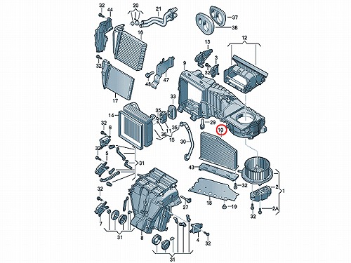 エアコンフィルター VW(フォルクスワーゲン) [1K2819653B]