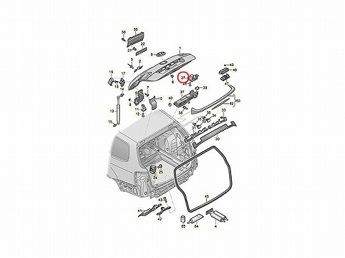 純正 リアゲートロック アクチュエーター VW(フォルクスワーゲン) [1K6827505F9B9]