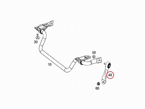 スタビリンクロッド フロント 左側 メルセデスベンツ [2053230717]