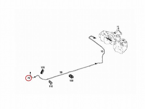 フューエルホース メルセデスベンツ [2054700275]