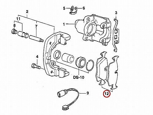 ブレーキパッド(ディスクパッド) フロント METELLI製 BMW [2205590]