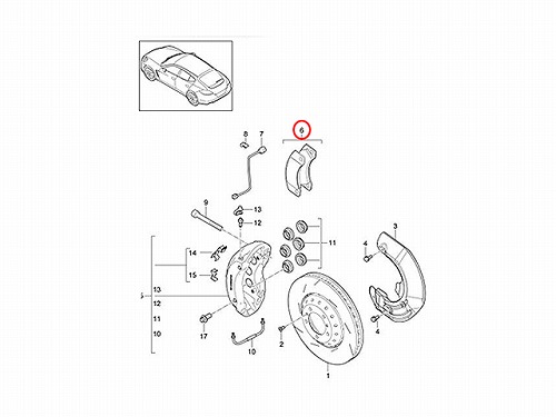 ブレーキパッド(ディスクパッド) フロント METELLI製 Porsche(ポルシェ) [2209573]