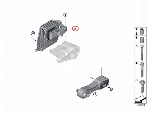 エンジンマウントブッシュ BMW [22116875632]