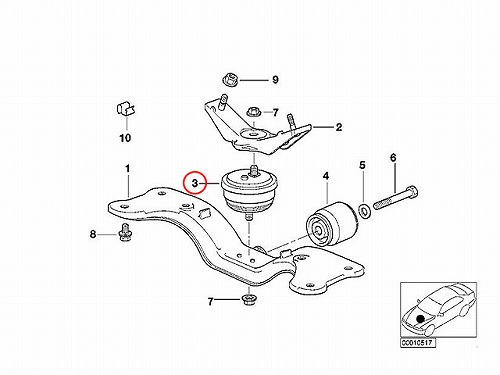 ミッションマウント BMW [22311141952]