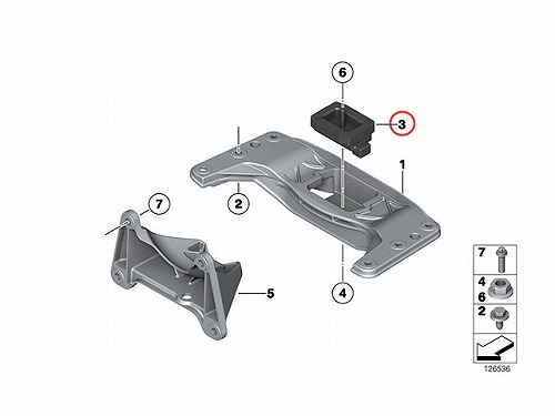 ミッションマウント BMW [22316769848]