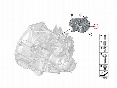 ミッションマウント BMW [22316853453]