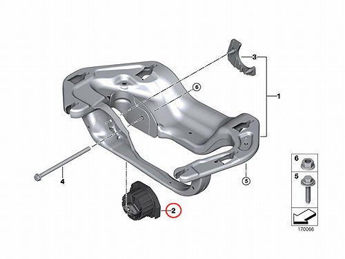 ミッションマウント BMW [22316864675]