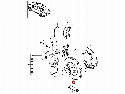 ブレーキローター(ディスクローター) フロント METELLI製 Porsche(ポルシェ) [230882C]