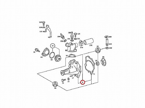 ウォーターポンプ METELLI製 メルセデスベンツ [240447]