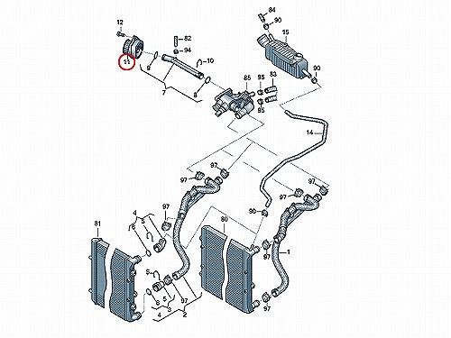 ウォーターポンプ METELLI製 VW(フォルクスワーゲン) [240674]