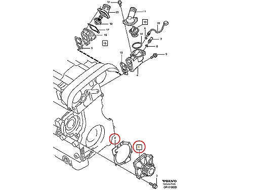 ウォーターポンプ METELLI製 VOLVO(ボルボ) [241019]