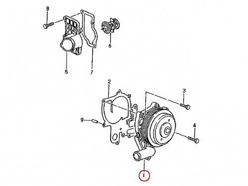 ウォーターポンプ METELLI製 Porsche(ポルシェ) [241081]