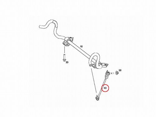 スタビリンクロッド フロント 左側 メルセデスベンツ [2533230117]
