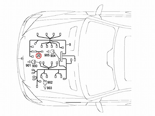 純正 カムアジャスター オイル漏れ対策用ハーネス メルセデスベンツ [2711506933]