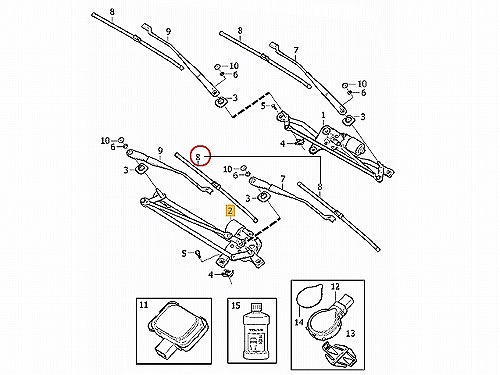 ワイパーブレード 左右セット フロント用 VOLVO(ボルボ) [31276071]