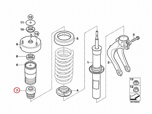 バンプラバー フロント 左右共通 BMW [31336771892]