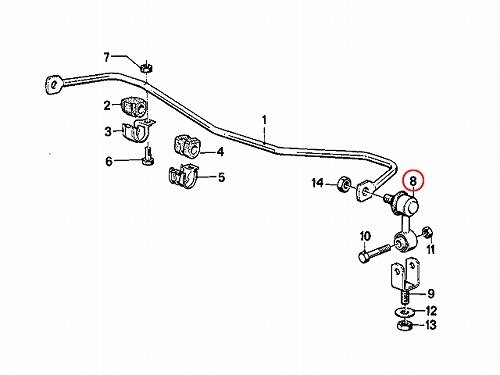 スタビリンクロッド フロント 左右共通 BMW [31351091764]
