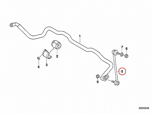 スタビリンクロッド フロント 左右共通 BMW [31351095695]