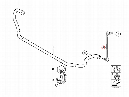 スタビリンクロッド フロント 左側 BMW [31356765933]