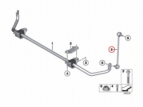 スタビリンクロッド フロント 左右共通 BMW [31357842579]