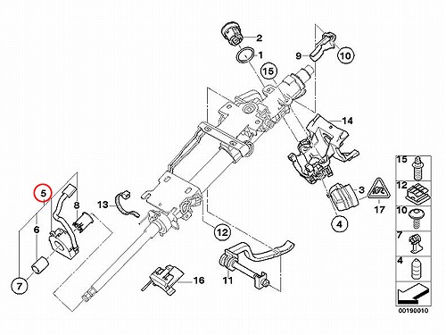 純正 ステアリングアングルセンサー(コンタクトリング) BMW [32306793313]