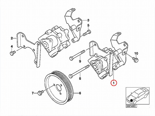 パワステポンプ BMW [32416757914]