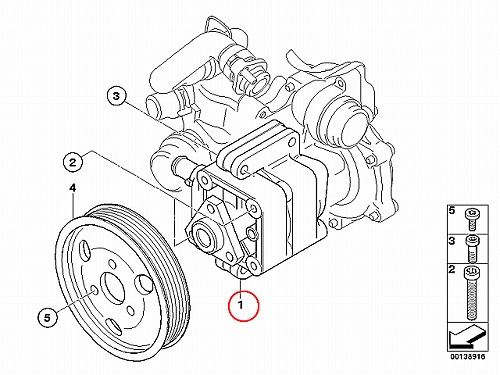 パワステポンプ BMW [32416780413]