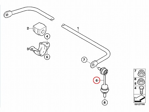 スタビリンクロッド リア 左右共通 BMW [33506781540]