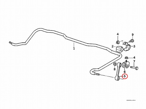 スタビリンクロッド リア 左右共通 BMW [33551124375]