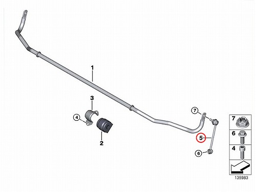 スタビリンクロッド リア 左右共通 BMW [33556764428]