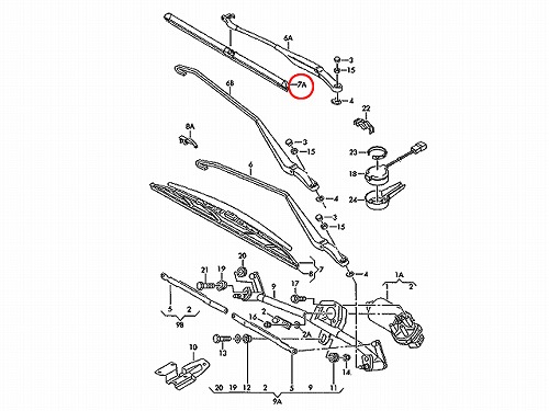 ワイパーブレード 左右セット フロント用 VW(フォルクスワーゲン) [3397007308]