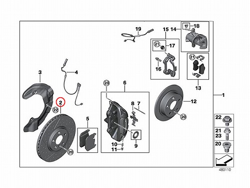 ブレーキローター(ディスクローター) フロント MINI(ミニ) [34106864133]