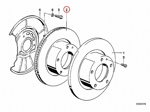 ブレーキローター(ディスクローター) フロント BMW [34112227737]